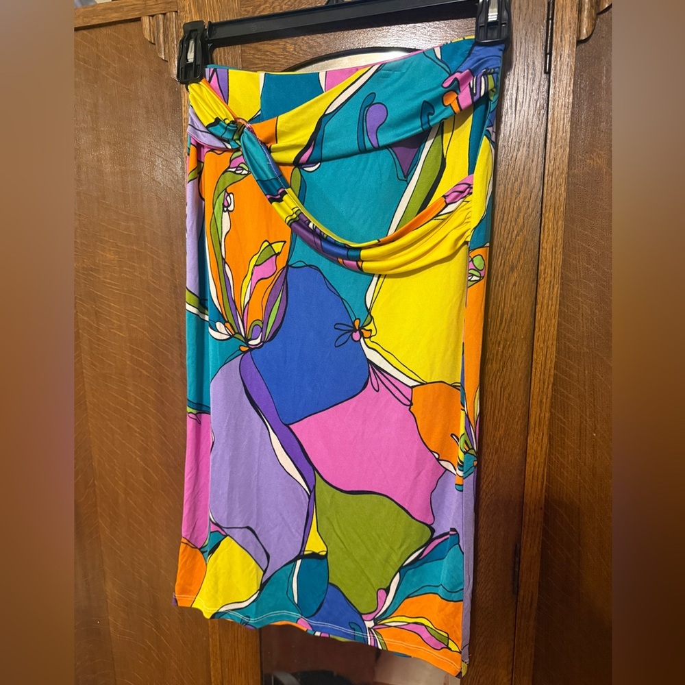 David Meister Silk Skirt, XS